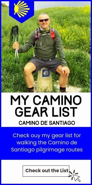 Mi lista de equipo para el camino de santiago
