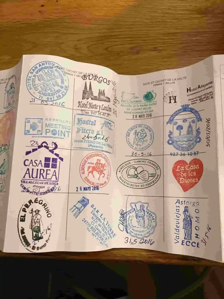 Camino de Santiago Pelgrimspaspoort Credencial